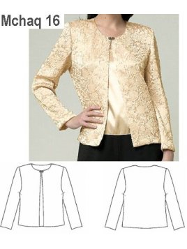 CHAQUETA FIESTA MUJER, FORRO INTERIOR.