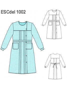 DELANTAL CRUZADO ESCOLAR 1002