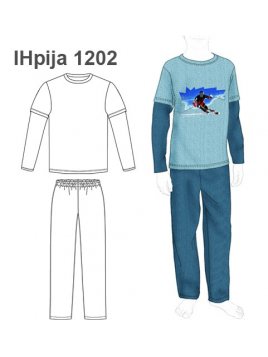 PIJAMA 2 PIEZAS NIÑO 1202