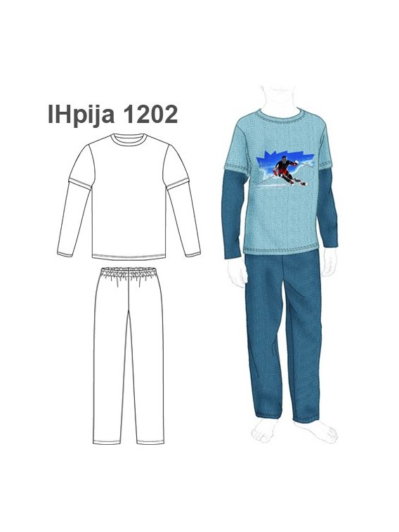 PIJAMA 2 PIEZAS NIÑO 1202