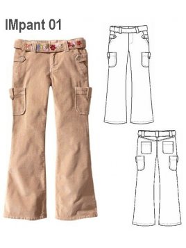 PANTALON JEANS NIÑA 0901