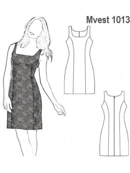 JUMPER ESCOTADO MUJER, FORRO INTERIOR, C