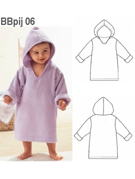 PIJAMA BATA BAÑO BEBE 0906