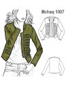 CHAQUETA MILITAR MUJER, SIN FORRO INTERI