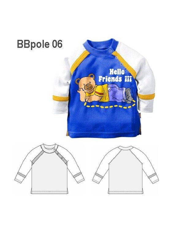 POLERA MANGA LARGA BEBE MANGA RAGL
