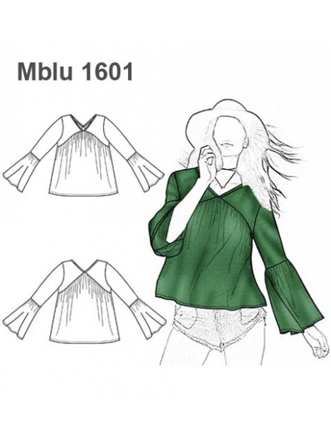 BLUSA CAMPANA MUJER 1601