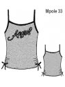 POLERA COSTADOS RECOGIDOS MUJER, PABILOS
