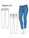 PANTALON JEANS MUJER 0936