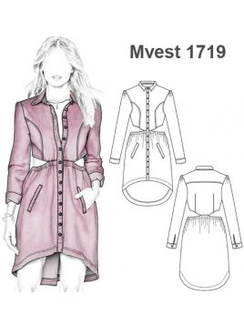 VESTIDO CAMISERO MULLET MUJER