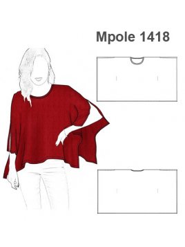 POLERA RECTANGULO MUJER 1418