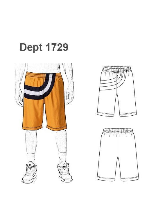 DEPORTE SHORT BASKETBALL 1729