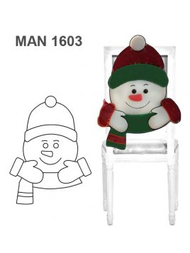 FUNDA RESPALDO SILLA NAVIDAD