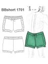 SHORT CON VUELOS BEBE 1701