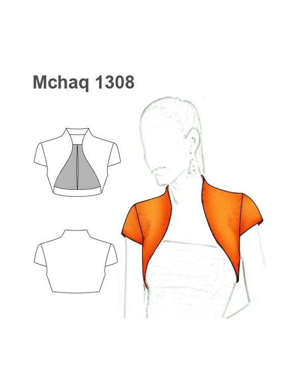 CHAQUETA BOLERO MANGA CORTA