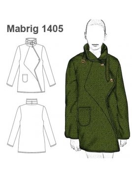 ABRIGO ASIMETRICO MUJER