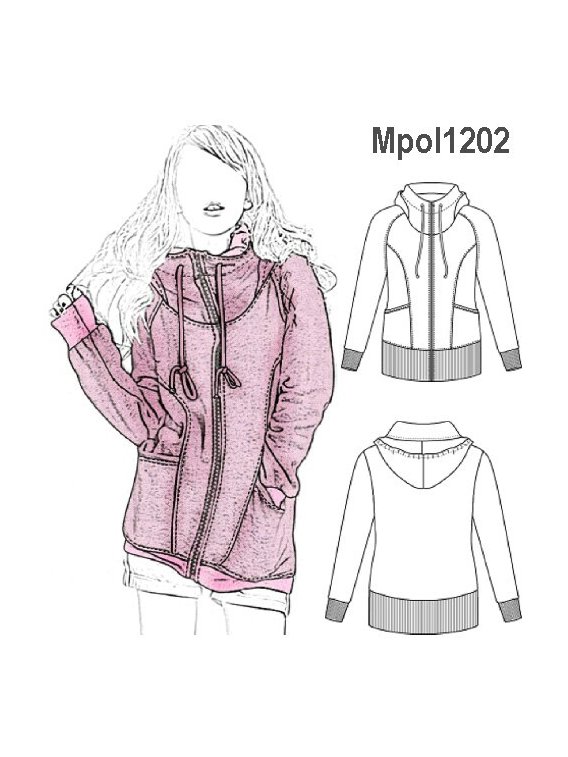 POLERON CHAQUETA MUJER 1202