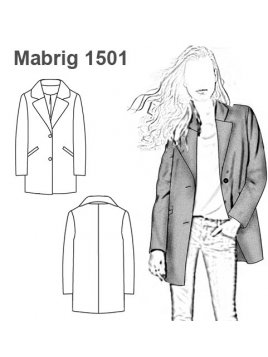 ABRIGO TAPADO BASICO RECTO  OVER SIZE 