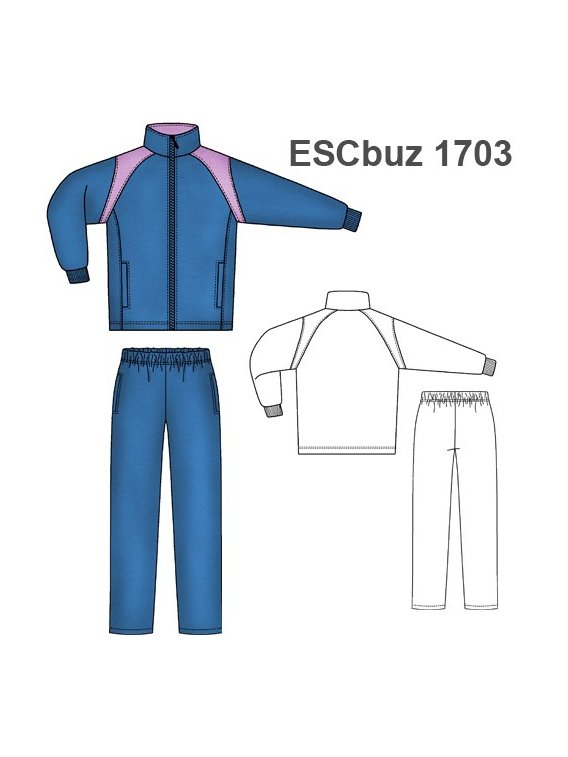 BUZO JOGGINS ESCOLAR COLEGIAL INFANTIL U