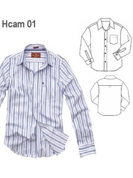 CAMISA MANGA LARGA HOMBRE, CANESU RECTO