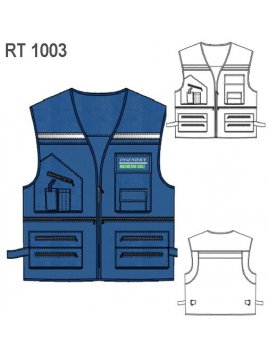 CHALECO TRABAJO RT 1003