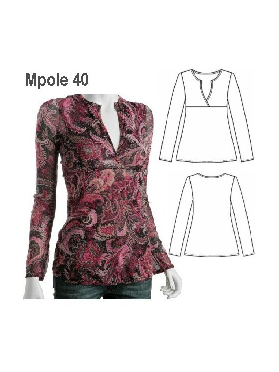 MOLDE: POLERA 0940