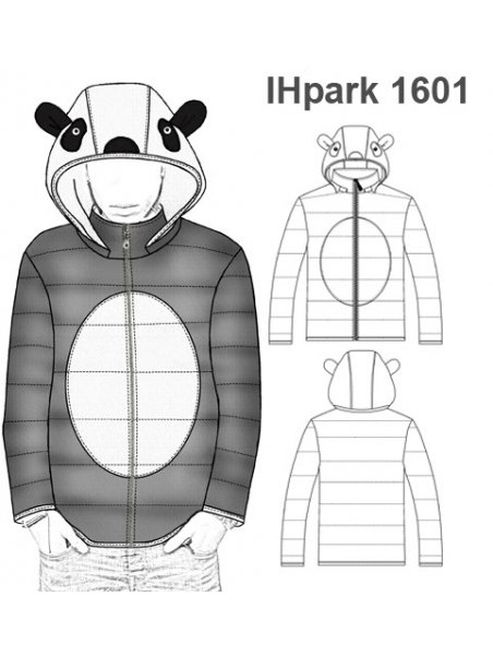 PARKA CON GORRO NIÑO 1601