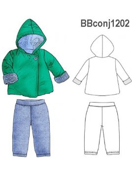 MOLDE: CONJUNTO PARKA 