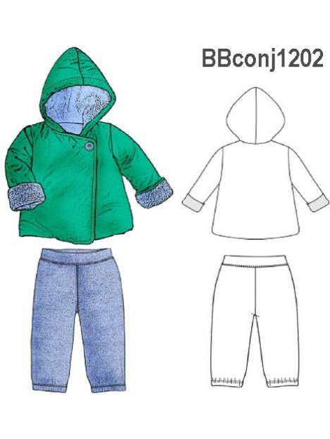 MOLDE: CONJUNTO PARKA 