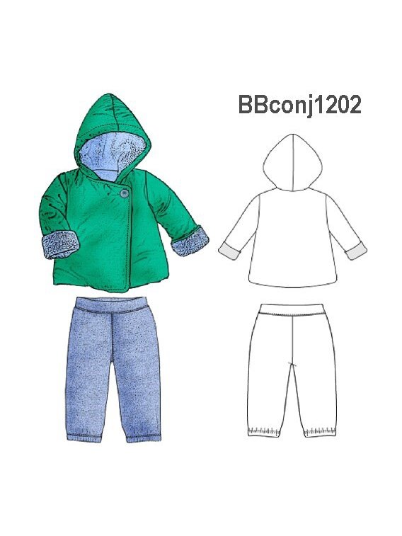 MOLDE: CONJUNTO PARKA 