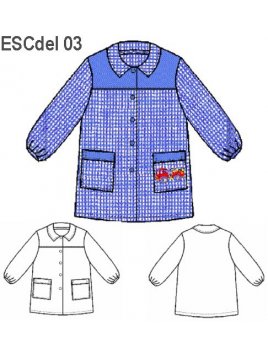 DELANTAL PARVULO ESCOLAR 0903