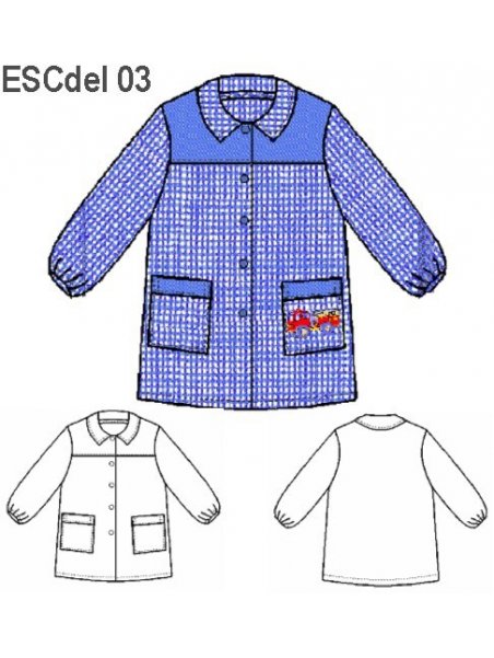 DELANTAL PARVULO ESCOLAR 0903