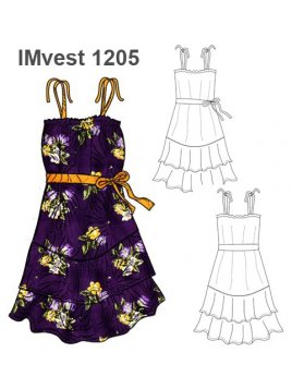 VESTIDO TIRANTES Y CINTURON