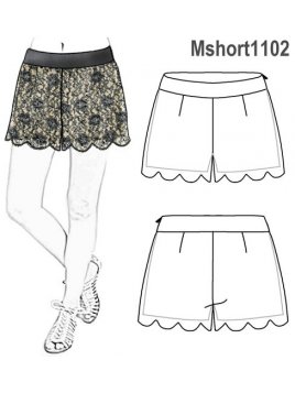 SHORT FALDA MUJER 1102
