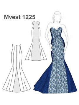 VESTDO STRAPLESS SIRENA