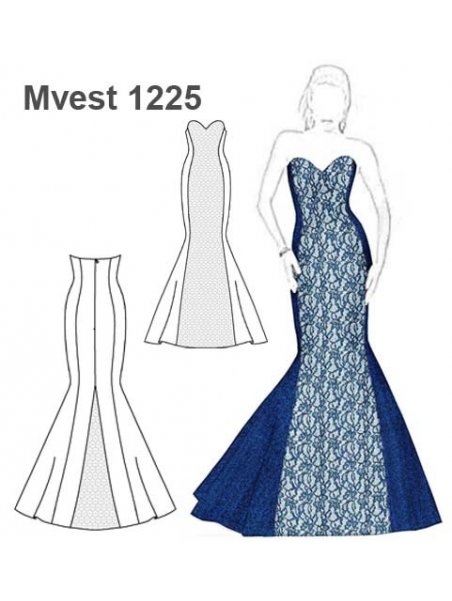 VESTDO STRAPLESS SIRENA