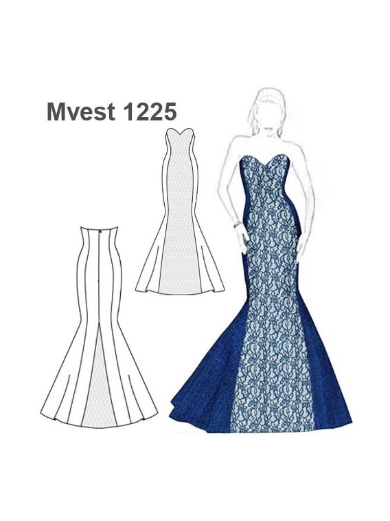 VESTDO STRAPLESS SIRENA