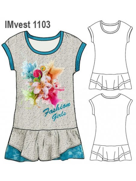VESTIDO TIPO POLERA