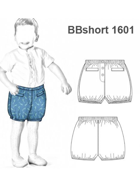 SHORT BOMBACHO BEBE 1601
