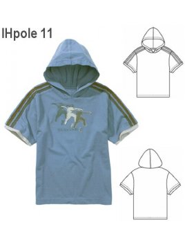 MOLDE: POLERA CON GORRO 0911