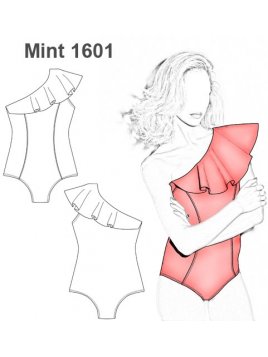 BODY BODYSUIT UN HOMBRO VUELOS MUJER