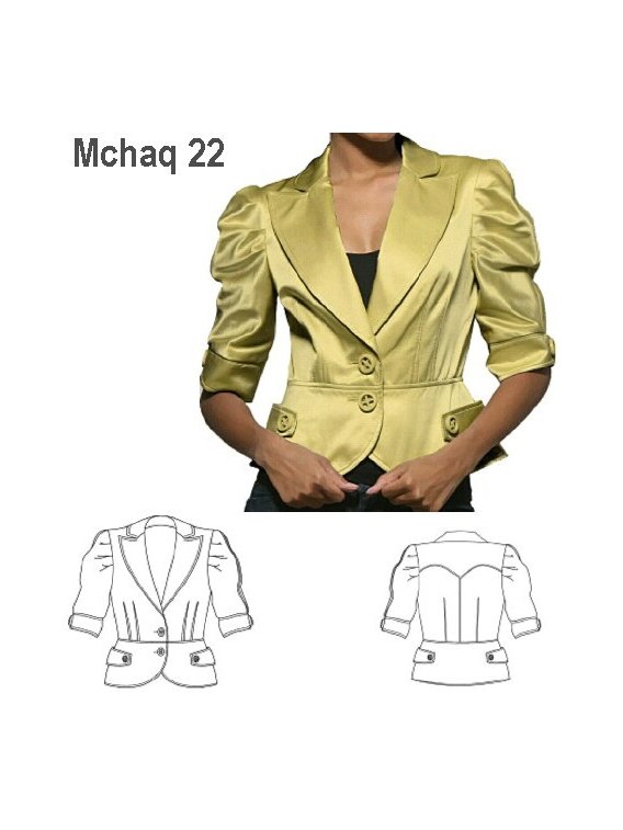 CHAQUETA MODA MUJER, FORRO INTERIOR