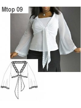 MANGAS CON LAZO MUJER