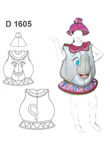 DISFRAZ TETERA 1605