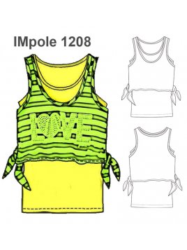 POLERA DOBLE AMARRAS