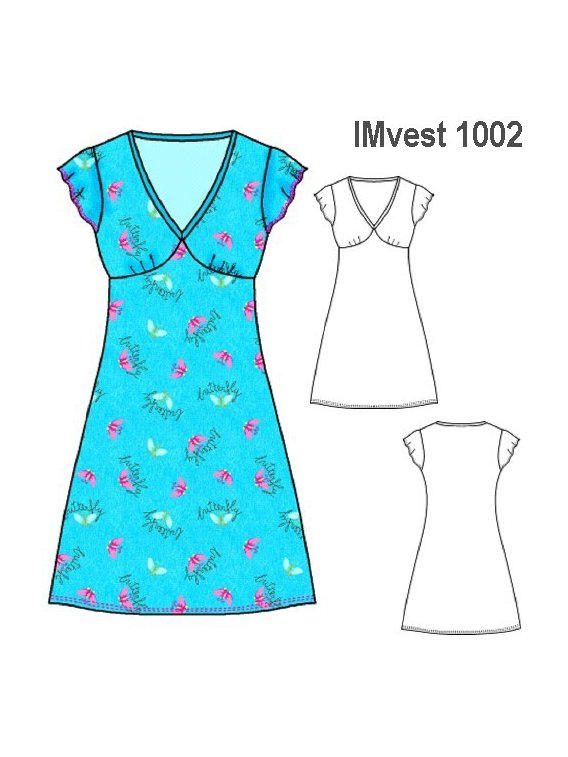 VESTIDO CUELLO V