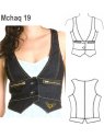 GILET MODA MUJER, FORRO INTERIOR, CIERRE