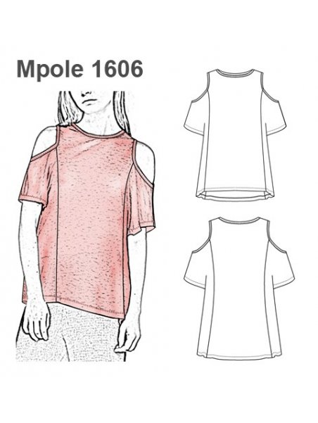 REMERA HOMBROS DESCUBIERTOS