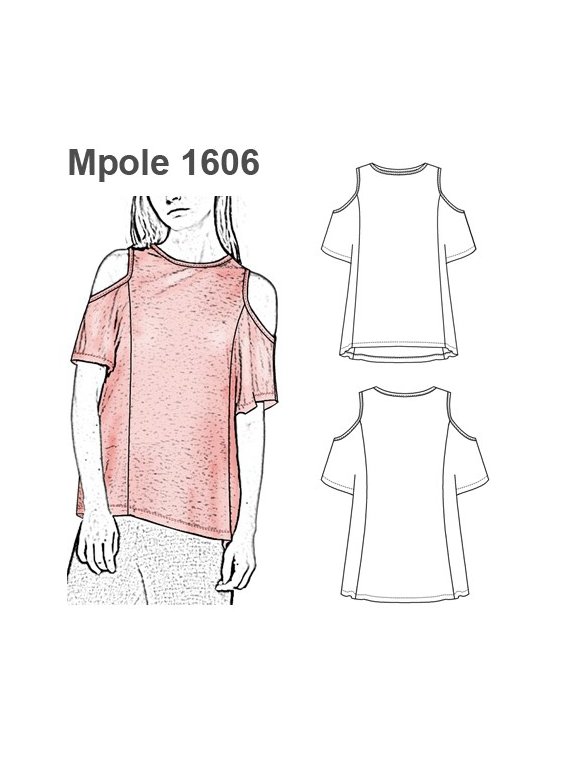 REMERA HOMBROS DESCUBIERTOS