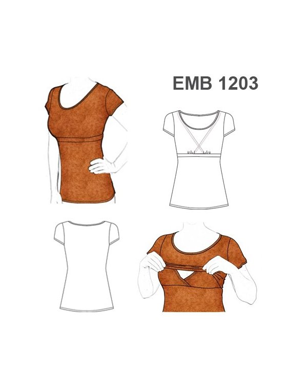 POLERA MATERNAL DOBLE BUSTO