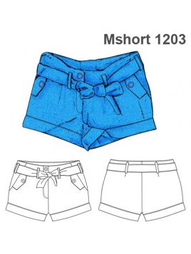 SHORT BASTILLA MUJER 1203